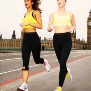 ZAGGORA Flare Capri neoprene workout weigh loss yoga jogger pull on NEW size XL